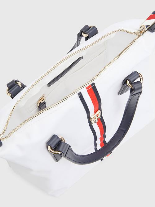 Tommy Hilfiger Small Signature Tote Ženske Torbice Bela | TH218WKO