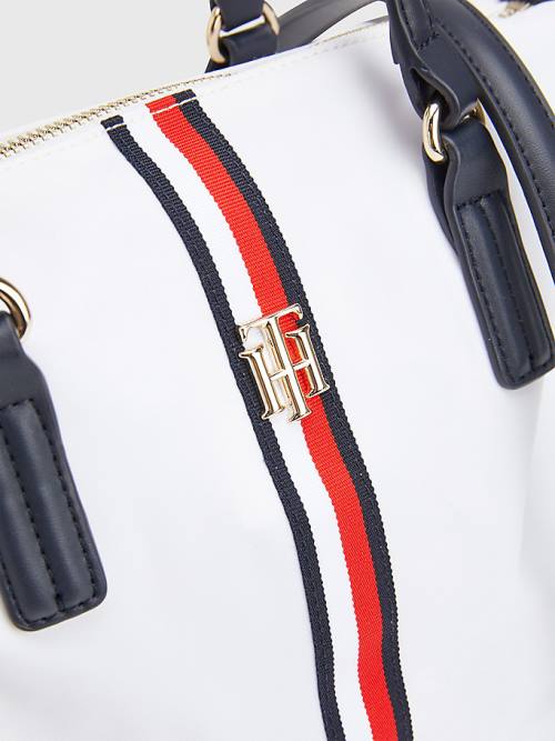 Tommy Hilfiger Small Signature Tote Ženske Torbice Bela | TH218WKO