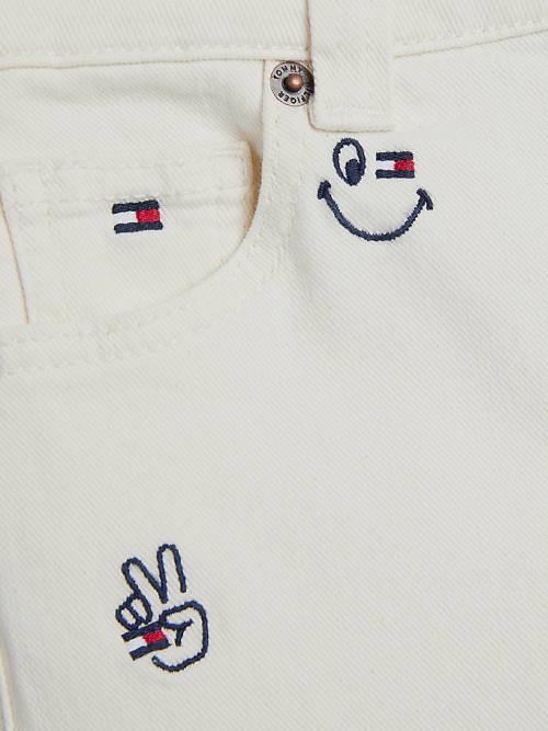 Tommy Hilfiger Smiley Dekleta Kavbojke Denim | TH176GYJ