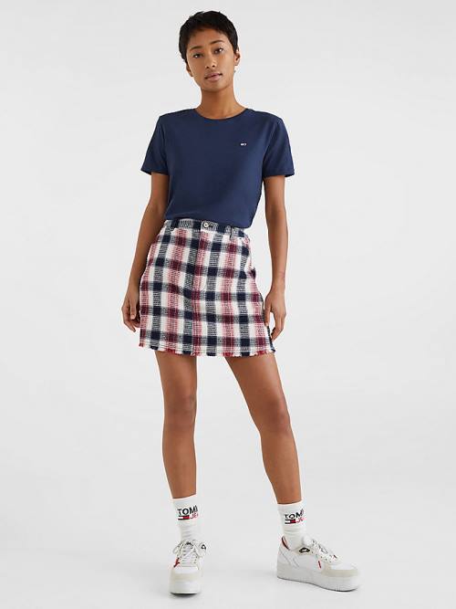 Tommy Hilfiger Soft Jersey Ženske Majice Modra | TH708CFO