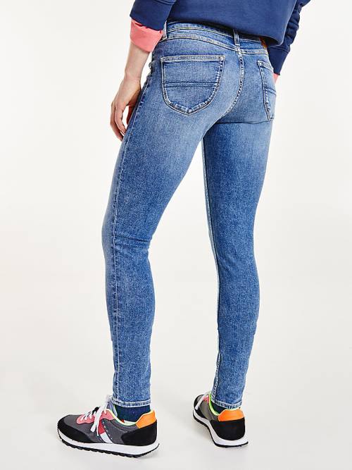 Tommy Hilfiger Sophie Low Rise Skinny Faded Ženske Kavbojke Denim | TH593AVJ