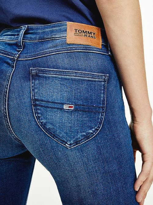 Tommy Hilfiger Sophie Low Rise Skinny Faded Ženske Kavbojke Denim | TH964ZBW