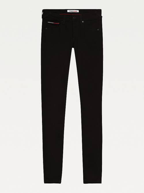 Tommy Hilfiger Sophie Low Rise Skinny Fit Black Ženske Kavbojke Denim | TH693WCU