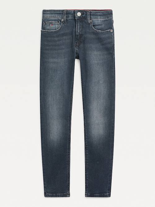 Tommy Hilfiger Spencer Skinny Faded Fantje Kavbojke Denim | TH271JCY