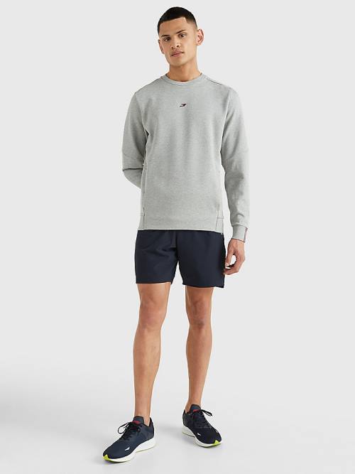 Tommy Hilfiger Sport Essential Organic Cotton Moški Pulover Siva | TH951CSO