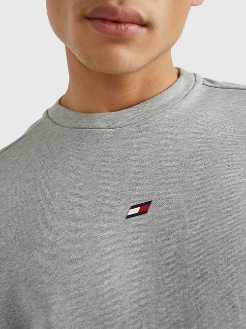 Tommy Hilfiger Sport Essential Organic Cotton Moški Pulover Siva | TH951CSO