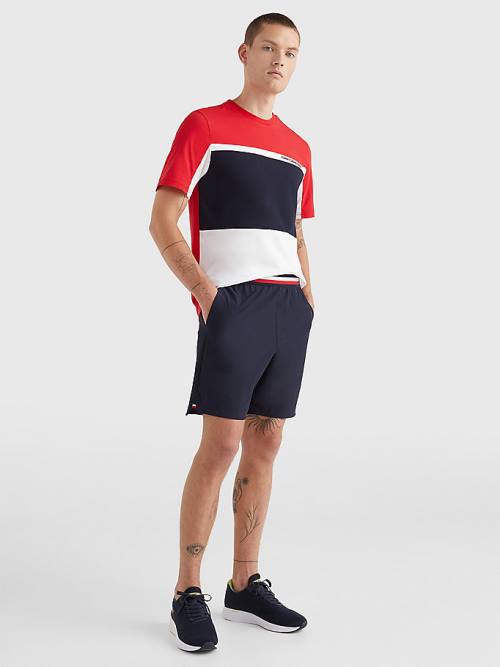 Tommy Hilfiger Sport Essential Performance Training Moški Kratke Hlače Modra | TH294ZXL