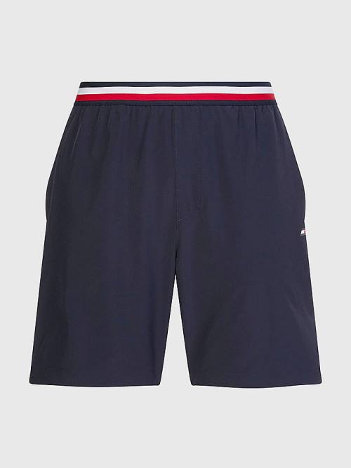 Tommy Hilfiger Sport Essential Performance Training Moški Kratke Hlače Modra | TH294ZXL