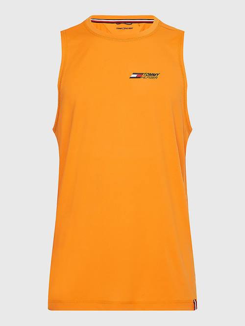 Tommy Hilfiger Sport Essential Performance Training Tank Top Moški Majice Oranžna | TH372WSK