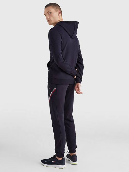 Tommy Hilfiger Sport Essential TH Cool Moški Pulover s kapuco Modra | TH185XQB