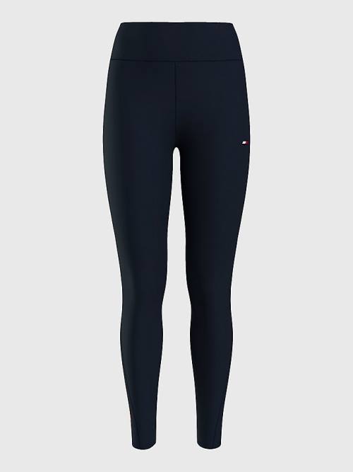 Tommy Hilfiger Sport Full Length Ženske Pajkice Modra | TH904JKP