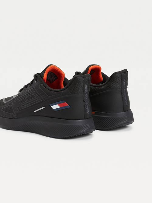 Tommy Hilfiger Sport Lace-Up Moški Superge Črna | TH139RNV