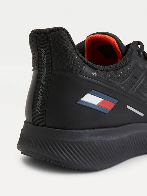 Tommy Hilfiger Sport Lace-Up Moški Superge Črna | TH139RNV