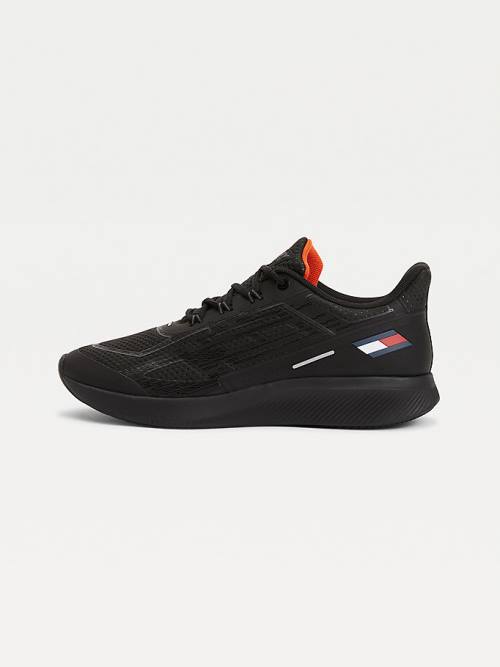 Tommy Hilfiger Sport Lace-Up Moški Superge Črna | TH139RNV