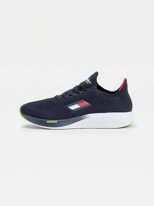 Tommy Hilfiger Sport Performance Knitted Moški Superge Modra | TH438ZWF