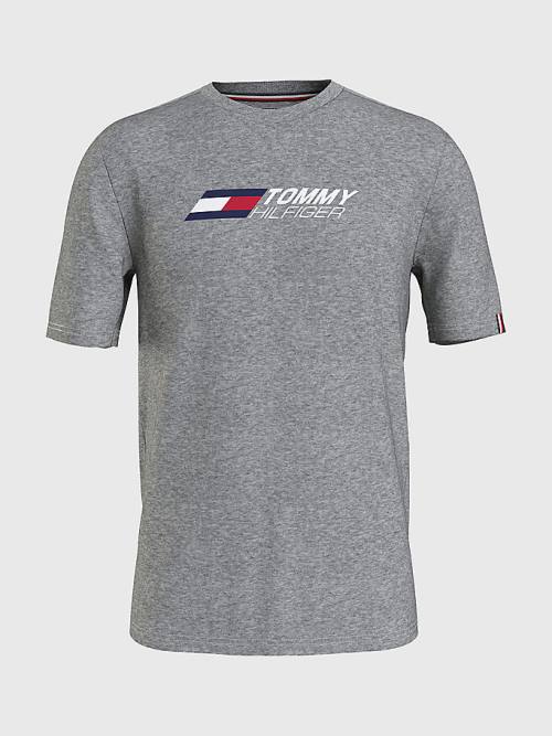 Tommy Hilfiger Sport TH Cool Essential Moški Majice Siva | TH487TRM