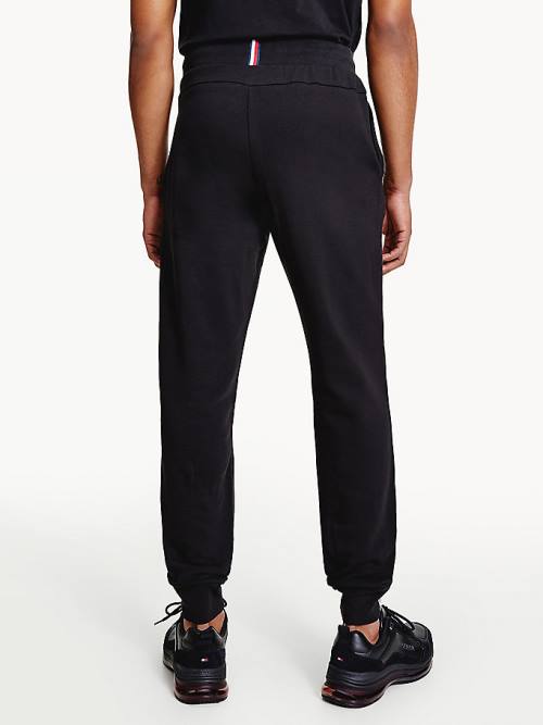 Tommy Hilfiger Sport Terry Joggers Moški Hlače Črna | TH321CXB