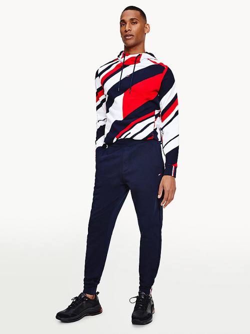 Tommy Hilfiger Sport Terry Joggers Moški Hlače Modra | TH673FPS