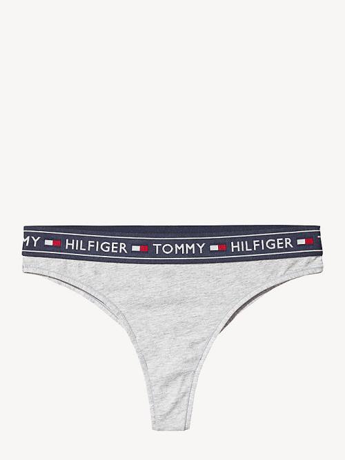 Tommy Hilfiger Stretch Cotton Brazilian Briefs Ženske Spodnje Perilo Siva | TH528NMF