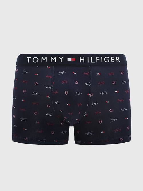 Tommy Hilfiger Stretch Cotton Trunks And Socks Set Moški Spodnje Perilo Rjav | TH569XTW