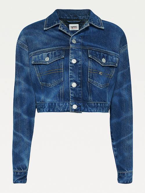 Tommy Hilfiger Swimming Pool Wash Stretch Denim Ženske Jakne Denim | TH450RVY