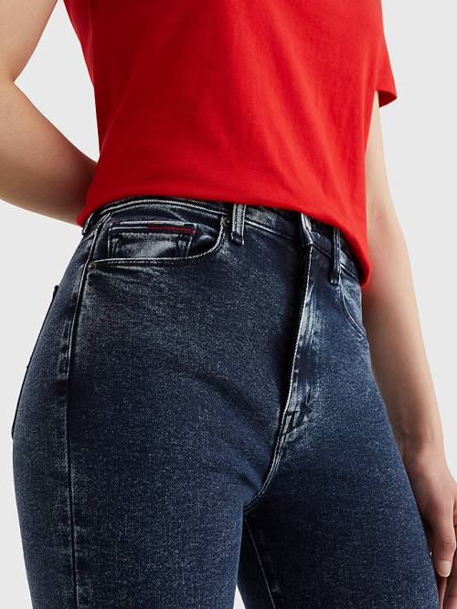 Tommy Hilfiger Sylvia High Rise Super Skinny Ženske Kavbojke Denim | TH352DTA