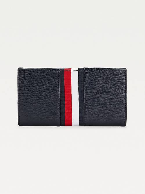 Tommy Hilfiger TH Club Horsebit Large Ženske Denarnice Modra | TH296AGR