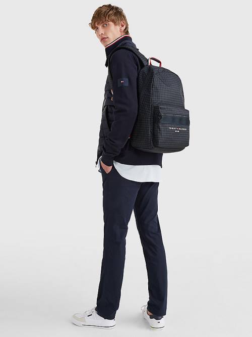 Tommy Hilfiger TH Established Backpack Moški Torbice Modra | TH512DYO