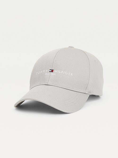 Tommy Hilfiger TH Established Baseball Cap Moški Kapa Siva | TH745OIS