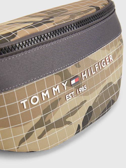 Tommy Hilfiger TH Established Camouflage Crossbody Moški Torbice Zelena | TH579PWT