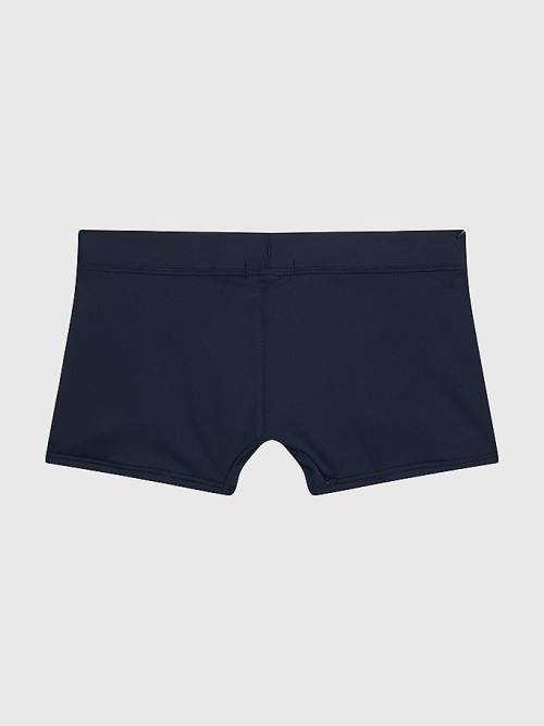 Tommy Hilfiger TH Established Logo Shorts Fantje Kopalke Modra | TH842ERQ