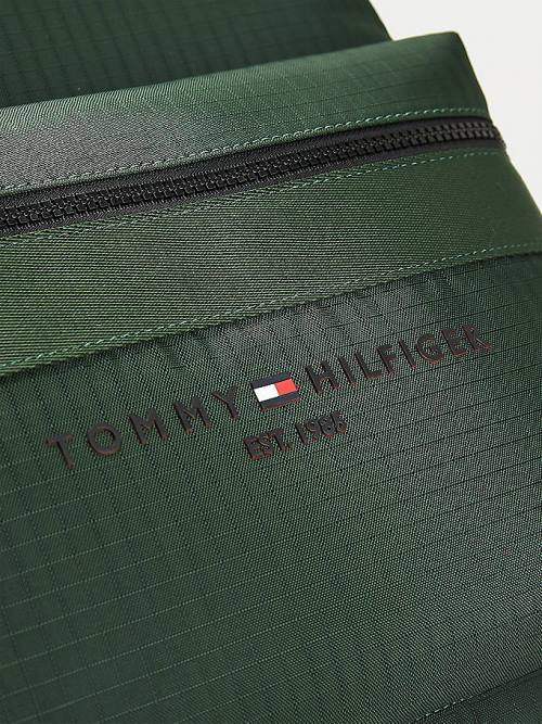 Tommy Hilfiger TH Established Recycled Polyester Backpack Moški Torbice Zelena | TH298EHJ