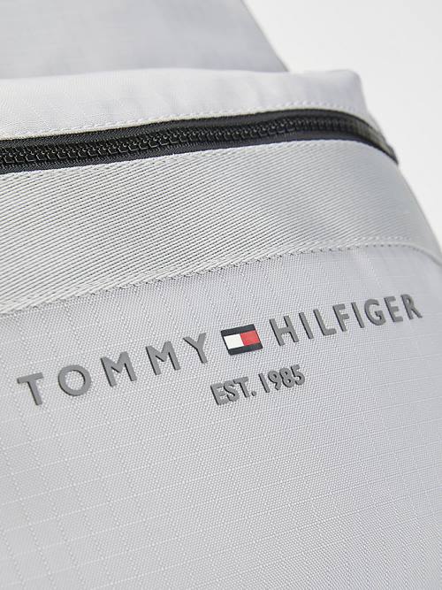 Tommy Hilfiger TH Established Recycled Polyester Backpack Moški Torbice Siva | TH382LJU