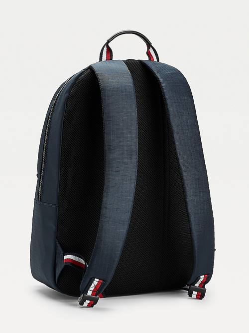 Tommy Hilfiger TH Established Recycled Polyester Backpack Moški Torbice Modra | TH548NFX