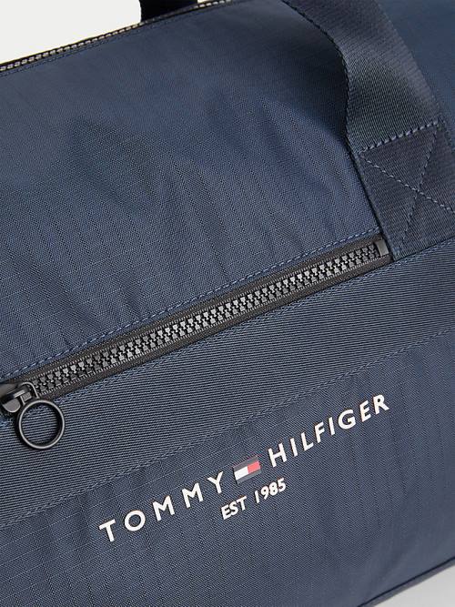 Tommy Hilfiger TH Established Recycled Polyester Duffle Moški Torbice Modra | TH803XLQ