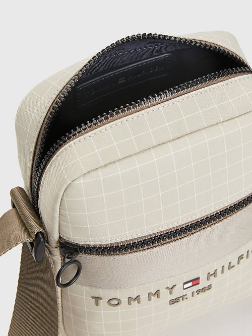 Tommy Hilfiger TH Established Small Reporter Moški Torbice Bež | TH250LCW