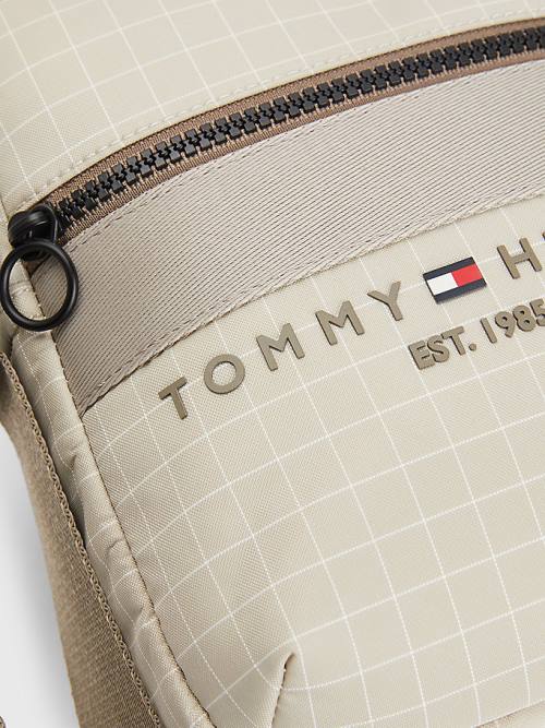 Tommy Hilfiger TH Established Small Reporter Moški Torbice Bež | TH250LCW