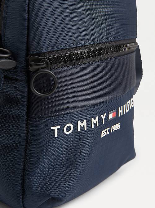 Tommy Hilfiger TH Established Small Reporter Moški Torbice Modra | TH658ADM