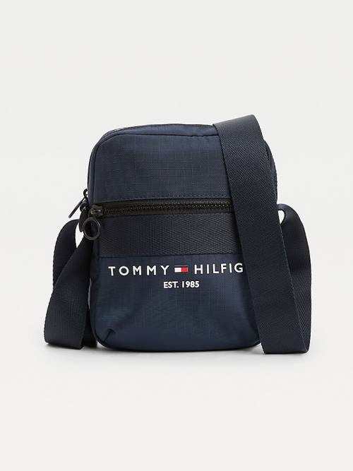 Tommy Hilfiger TH Established Small Reporter Moški Torbice Modra | TH658ADM