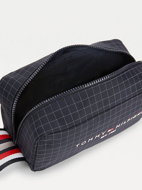 Tommy Hilfiger TH Established Water Repellent Washbag Moški Torbice Modra | TH965NAE