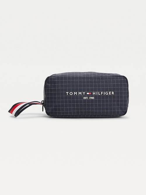 Tommy Hilfiger TH Established Water Repellent Washbag Moški Torbice Modra | TH965NAE