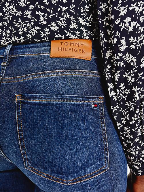 Tommy Hilfiger TH Flex Mid Rise Bootcut Ženske Kavbojke Denim | TH736MVL