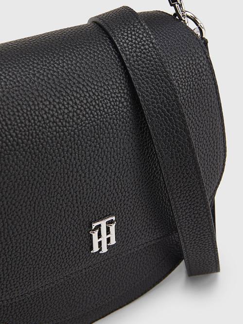 Tommy Hilfiger TH Interlock Saddle Ženske Torbice Črna | TH801LPA