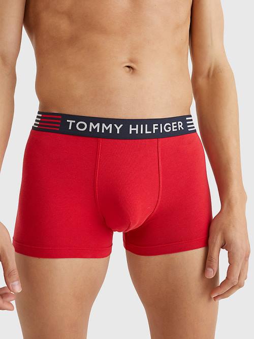 Tommy Hilfiger TH Stretch Trunks Moški Spodnje Perilo Rdeča | TH819BOD