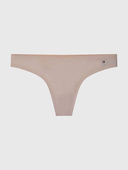 Tommy Hilfiger TH Ultra Soft Thong Ženske Spodnje Perilo Roza | TH841AQM