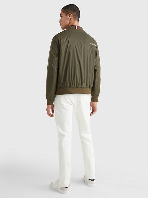 Tommy Hilfiger TH Warm Packable Insulated Bomber Moški Jakne Kaki | TH178YWU