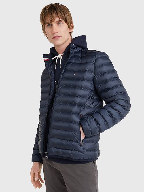 Tommy Hilfiger TH Warm Padded Moški Jakne Modra | TH045KRX