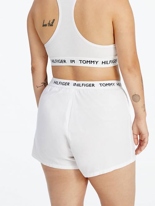 Tommy Hilfiger TOMMYXINDYA Boxer Shorts Ženske Spodnje Perilo Bela | TH073YEW