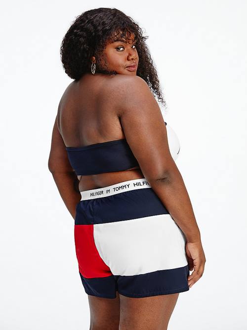 Tommy Hilfiger TOMMYXINDYA Curve Bandeau Ženske Spodnje Perilo Modra | TH793SXV