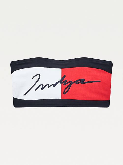 Tommy Hilfiger TOMMYXINDYA Curve Bandeau Ženske Spodnje Perilo Modra | TH793SXV